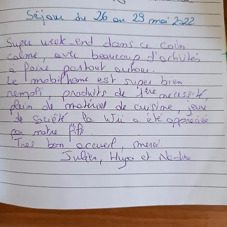 Hébergement de vacances Mobilhome Avec Terrasse Cornimont